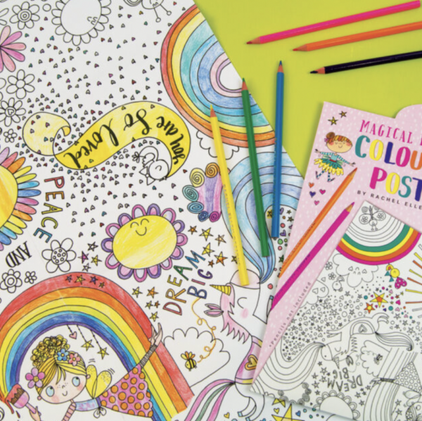 Magical Fairyland Colouring Poster - Image 3