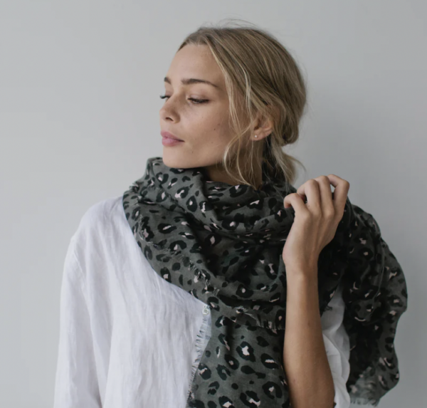 Leopard Maxi Scarf