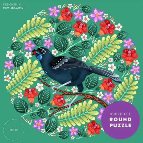 Kokako 1000 Piece Round Puzzle